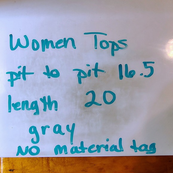 Solitaire Knit Crochet Polka Dot Square Neck 3/4 Sleeve‎ Top Size S Gray - Picture 11 of 11